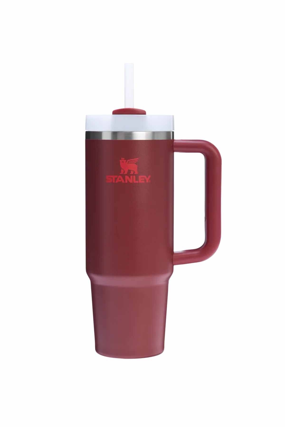 Stanley Quencher H2.O FlowState Tumbler Pipetli Termos Cranberry 0.89 Litre