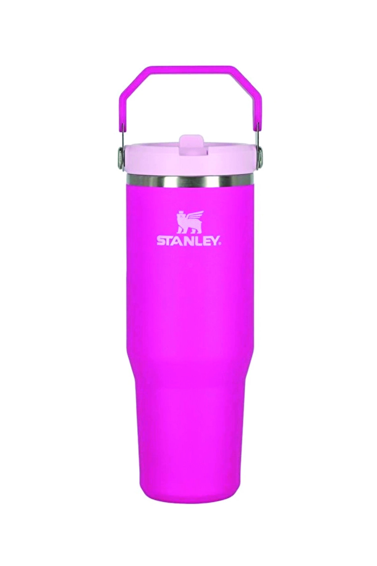 Stanley The IceFlow™ Flip Straw Tumbler Termos Violet Blossom 0,89 Litre
