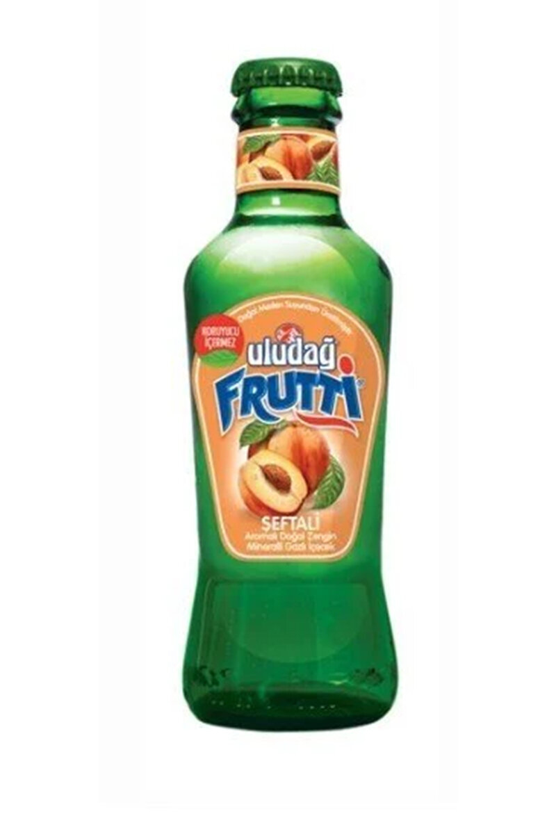 Uludağ Frutti Şeftali Aromalı Maden Suyu 200 ml