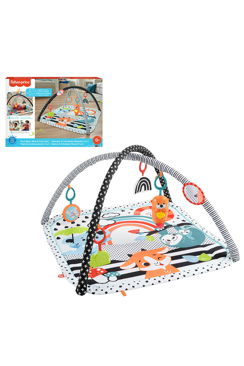 Fisher Price Neşeli Hayvanlar 3'ü 1 Arada Jimnastik Merkezi HBP41