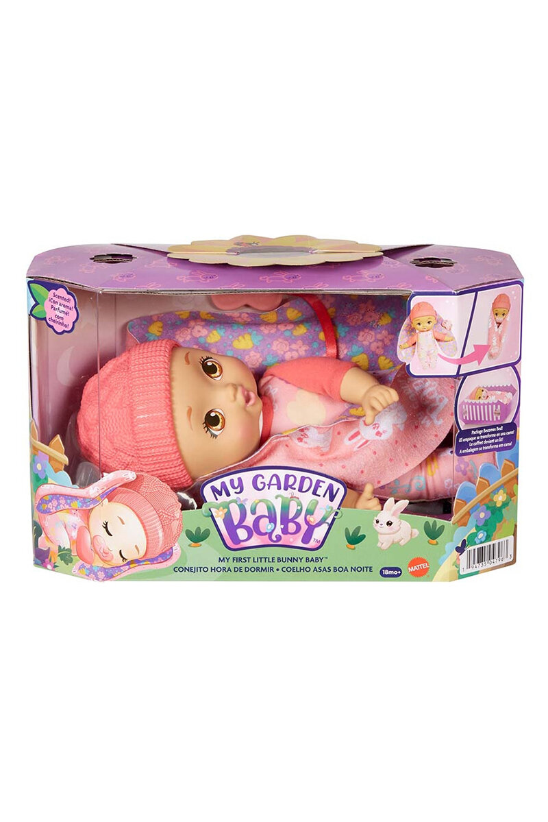 My Garden Baby İlk Tavşan Bebeğim - Pembe Bereli Bebek