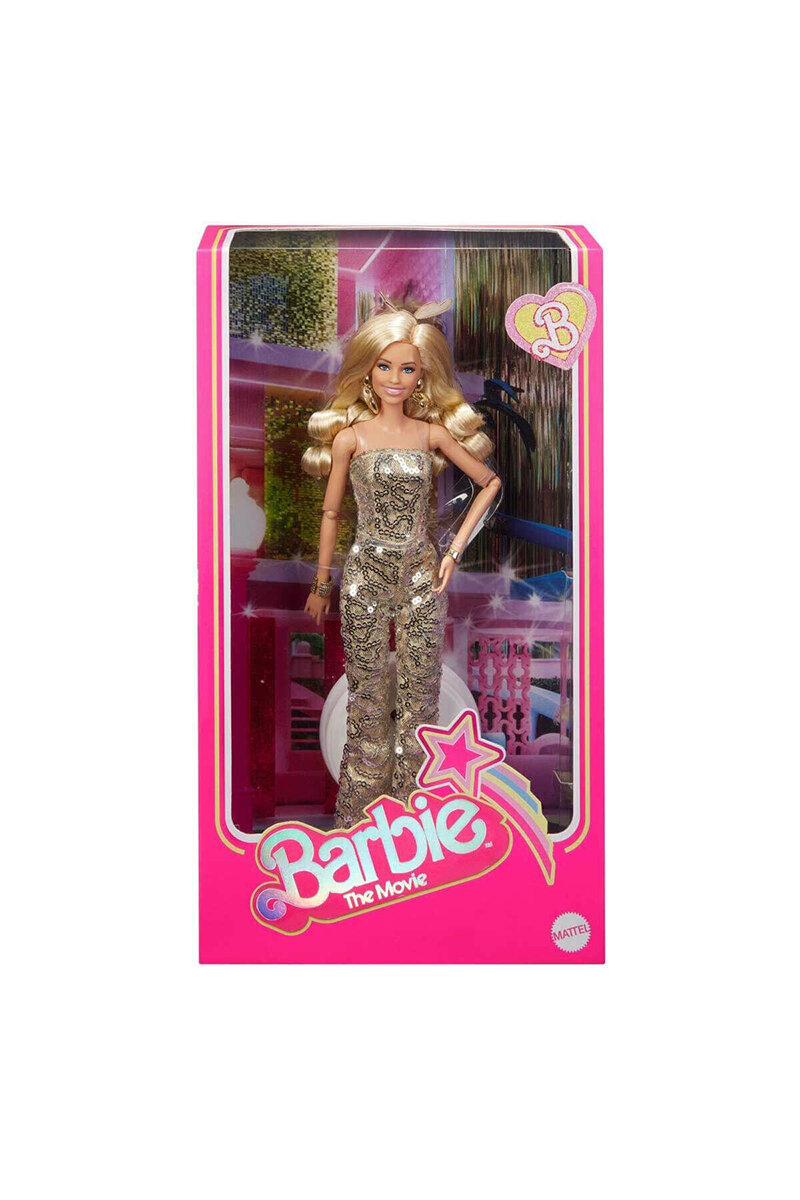 Barbie Movie - Barbie Gold Tulumlu Bebek HPJ99