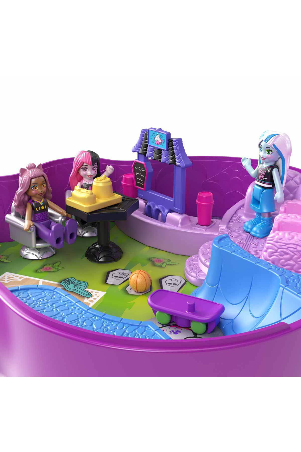 Polly Pocket Monster High Temalı Kompakt, Oyun Seti HVV58
