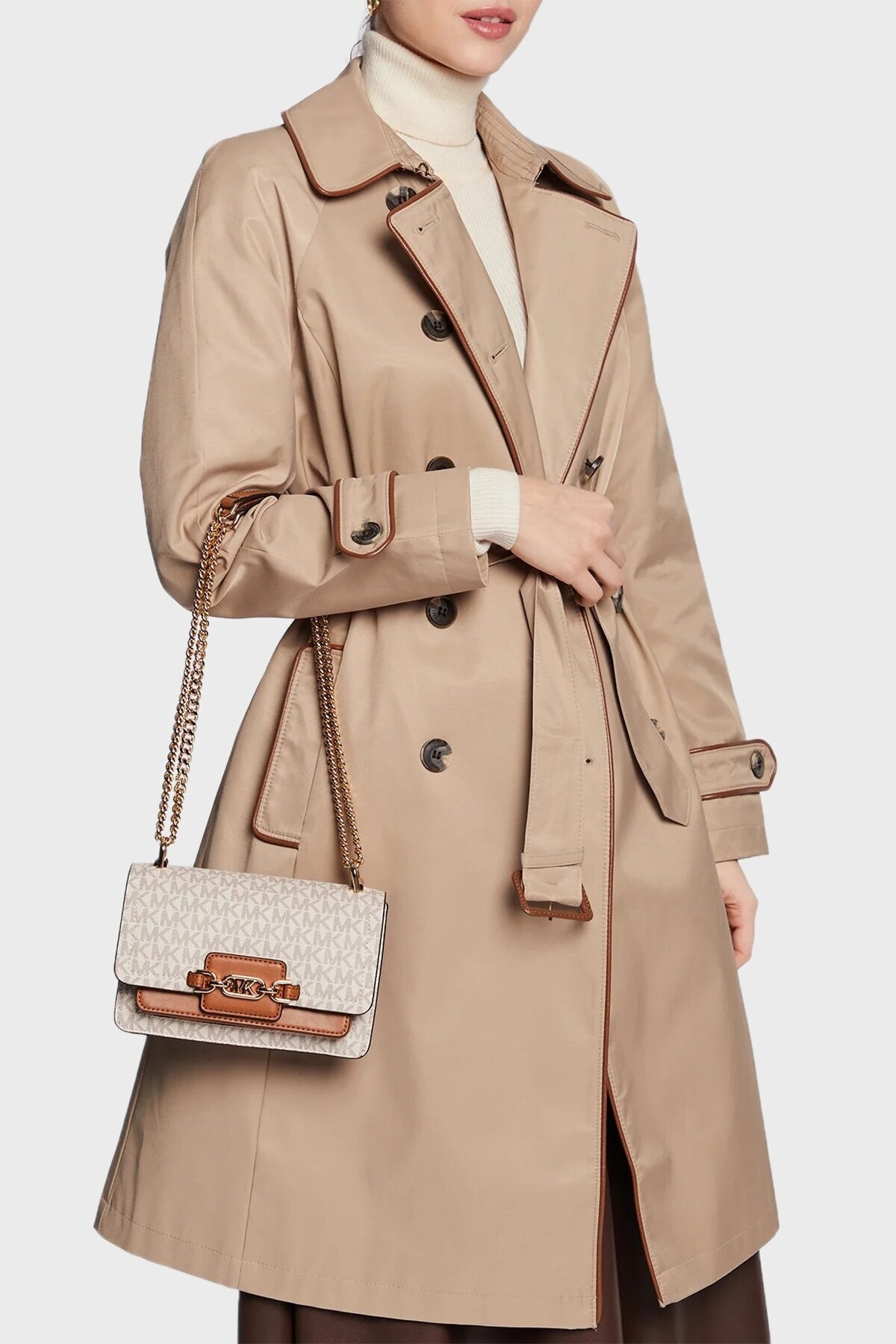 Michael Kors Kadın Omuz Çantası 32S2G7HC0B-VANILLA