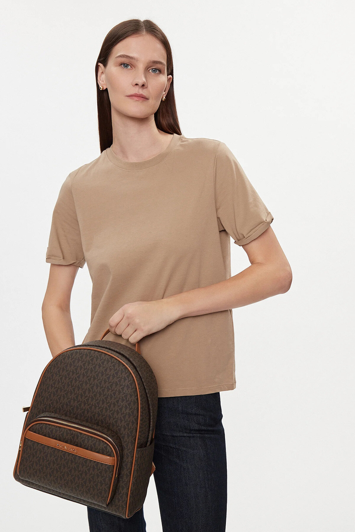 Michael Kors Kadın Sırt Çantası 30S4G8XB2B-BRN-ACORN