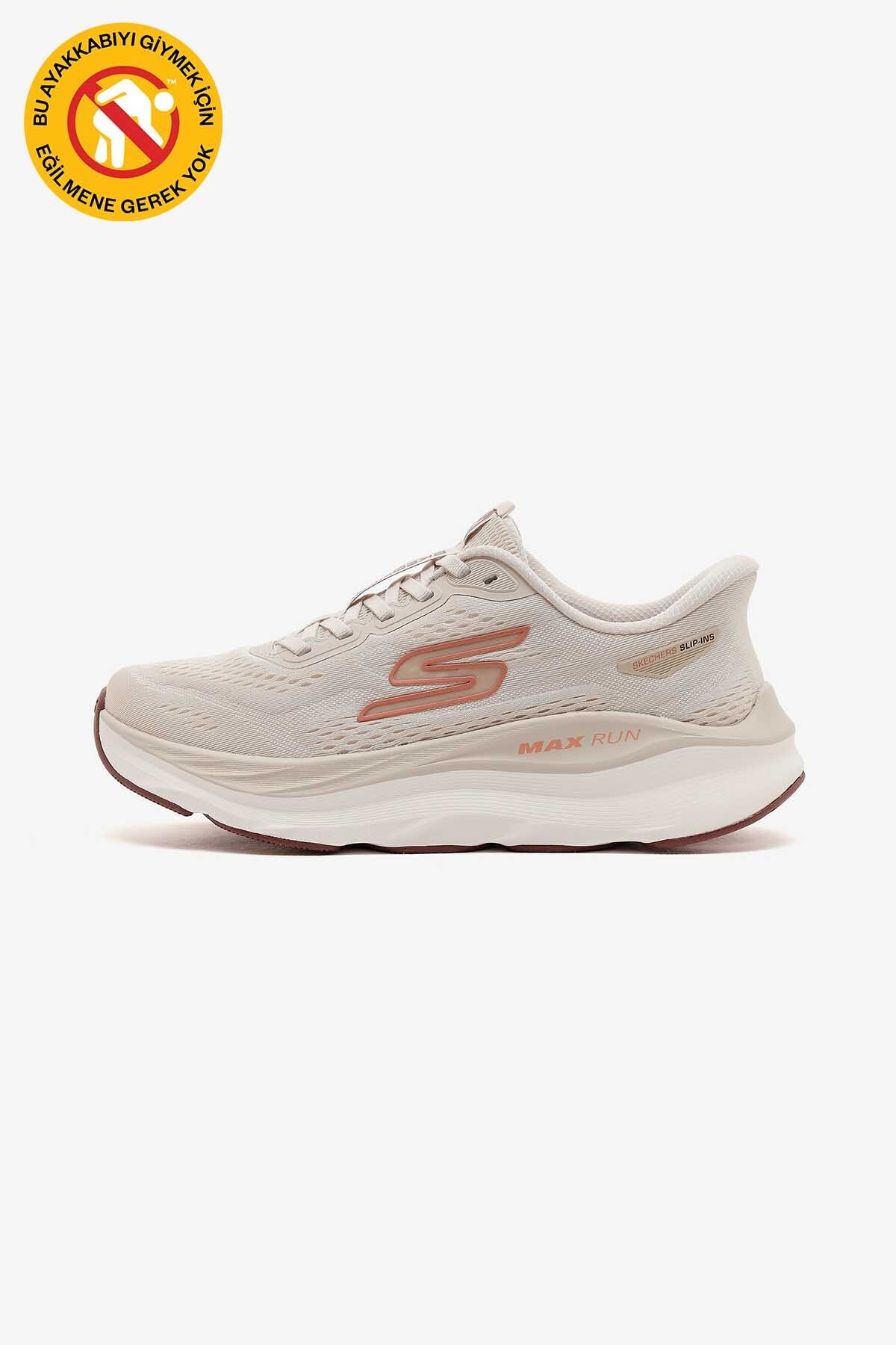 Skechers Max Run Slip-ins Kadın Ayakkabı 129200 NAT