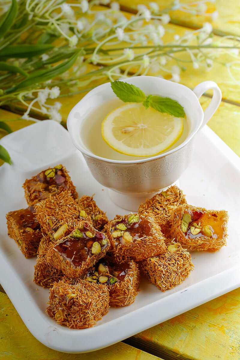 Özdilek Lokum Ballı Antep Fıstıklı Kadayıflı kg