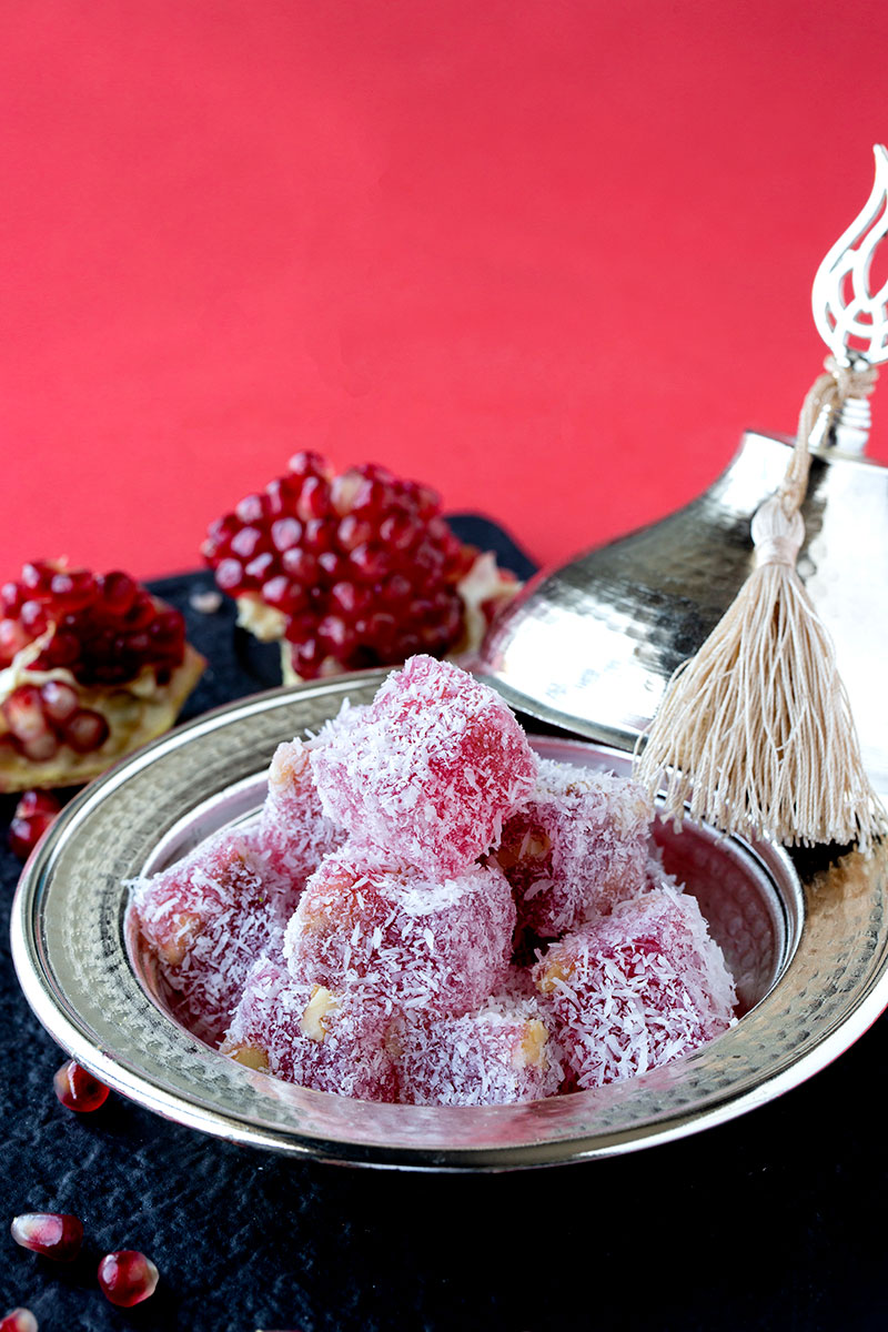 Özdilek Lokum Klasik Nar Aromalı Cevizli Kg