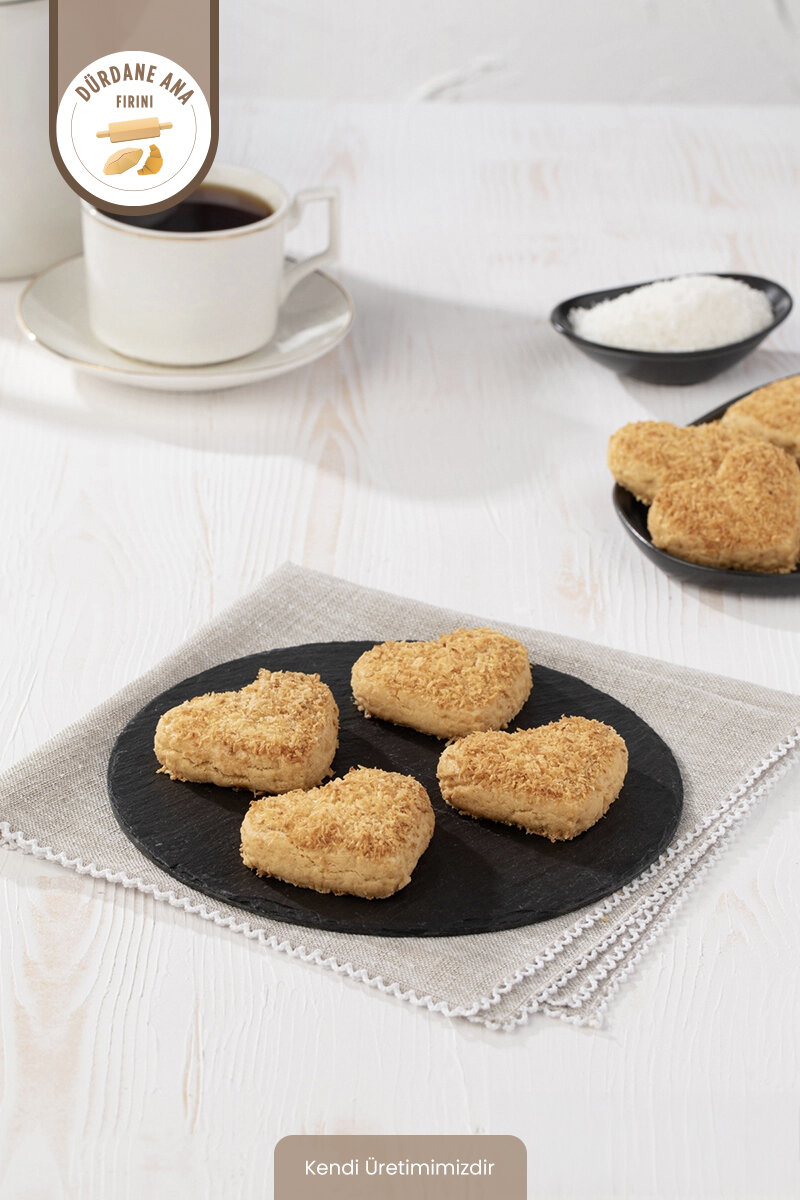 Dürdane Ana Fırını Kurabiye Hindistan Ceviz Kaplı Gevrek Kg (Ev Tipi)