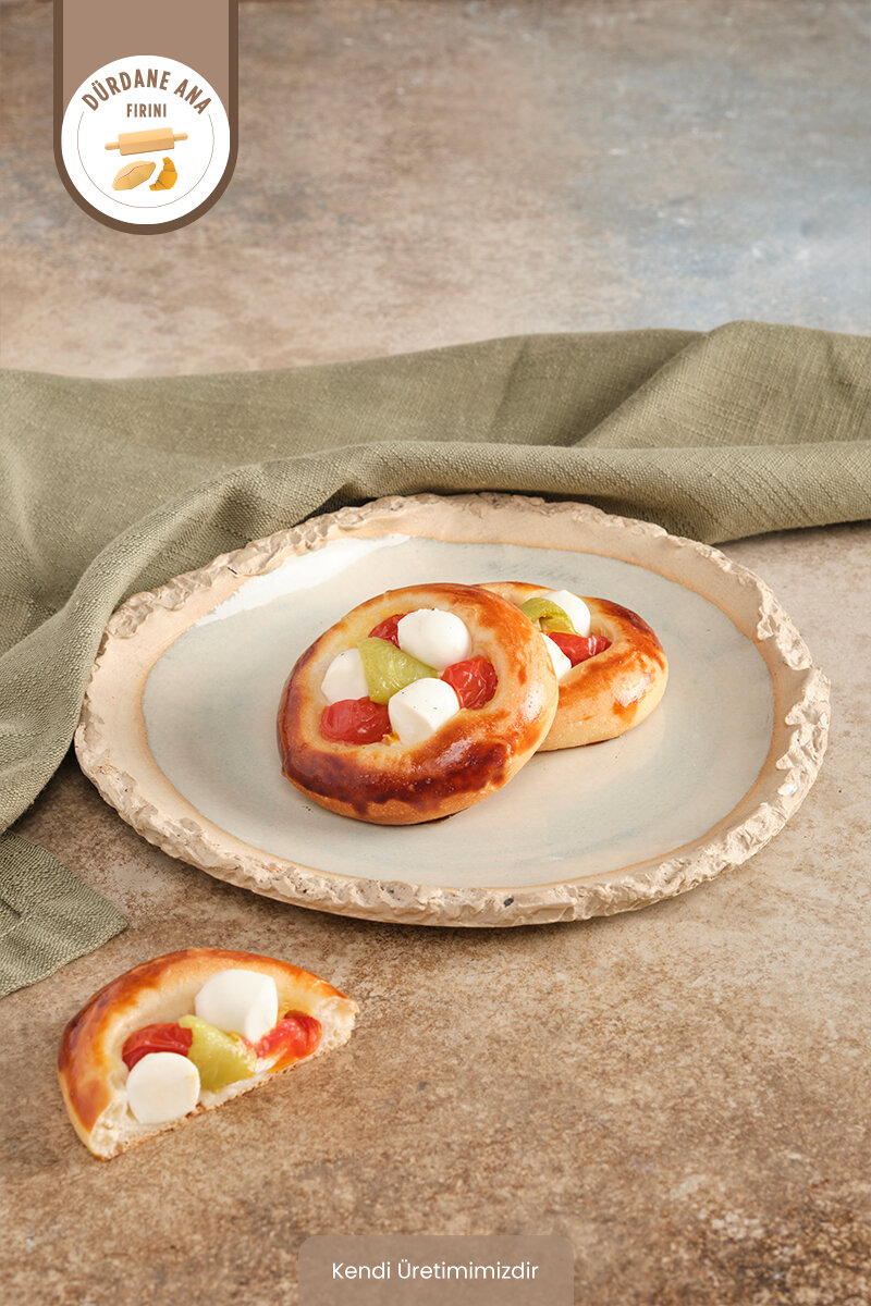 Dürdane Ana Fırını Domatesli Top Peynirli Mini Pizza Kg