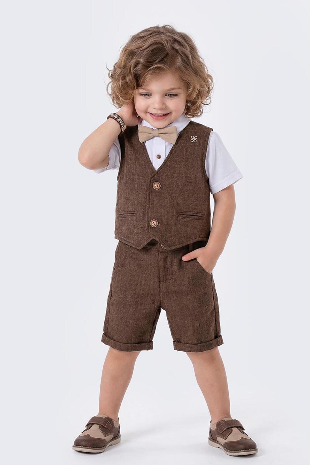 Goldclass Erkek Çocuk Yelekli Takım 2927