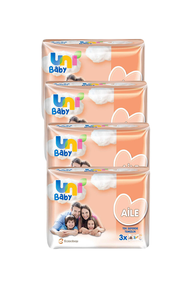 Unı Baby Aile Islak Havlu 12*52'li