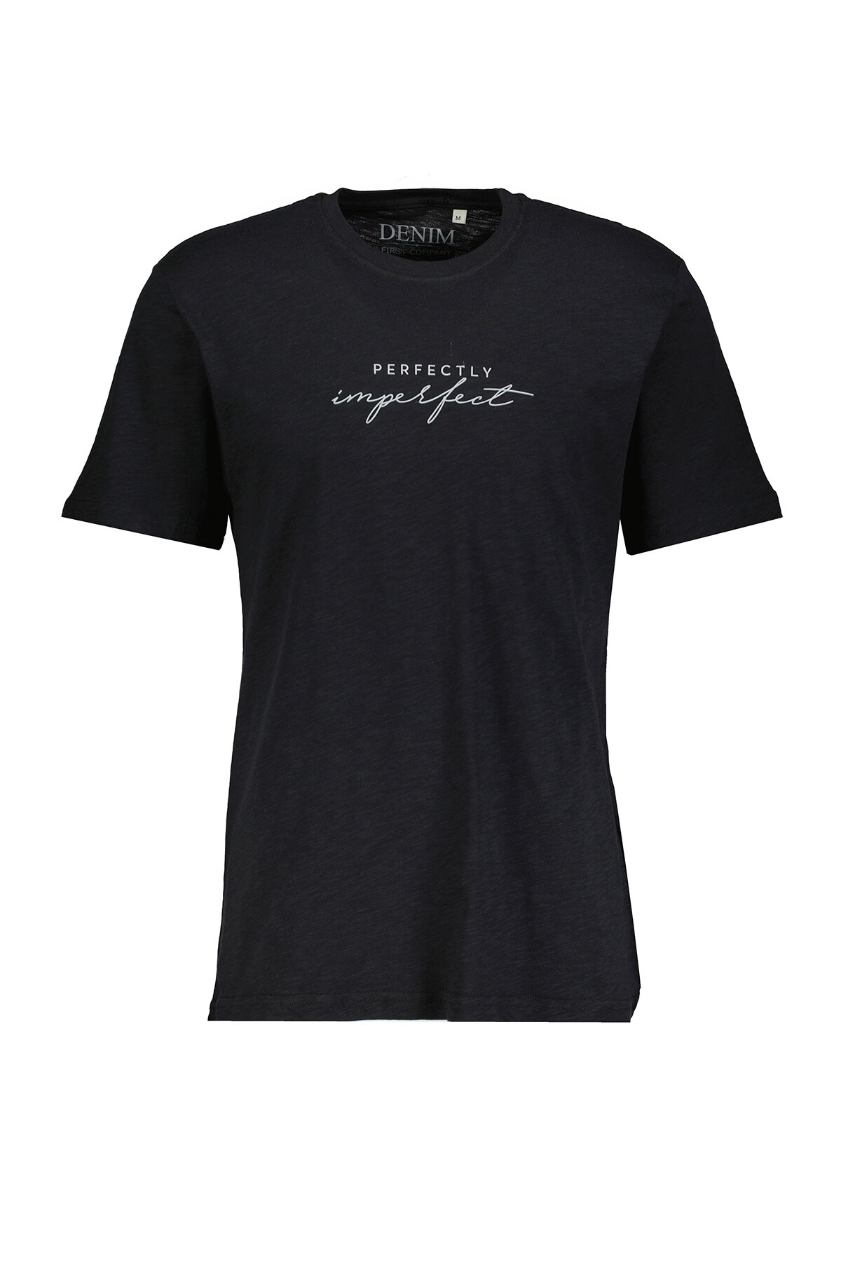 First Company Denim Erkek Bisiklet Yaka Baskılı Süprem Tişört 2417101022