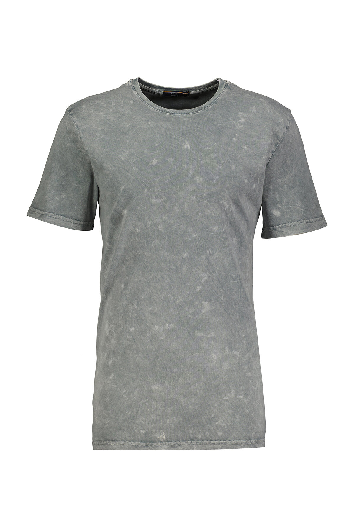 First Company Erkek Bisiklet Yaka Yıkamalı Tişört 2410101005