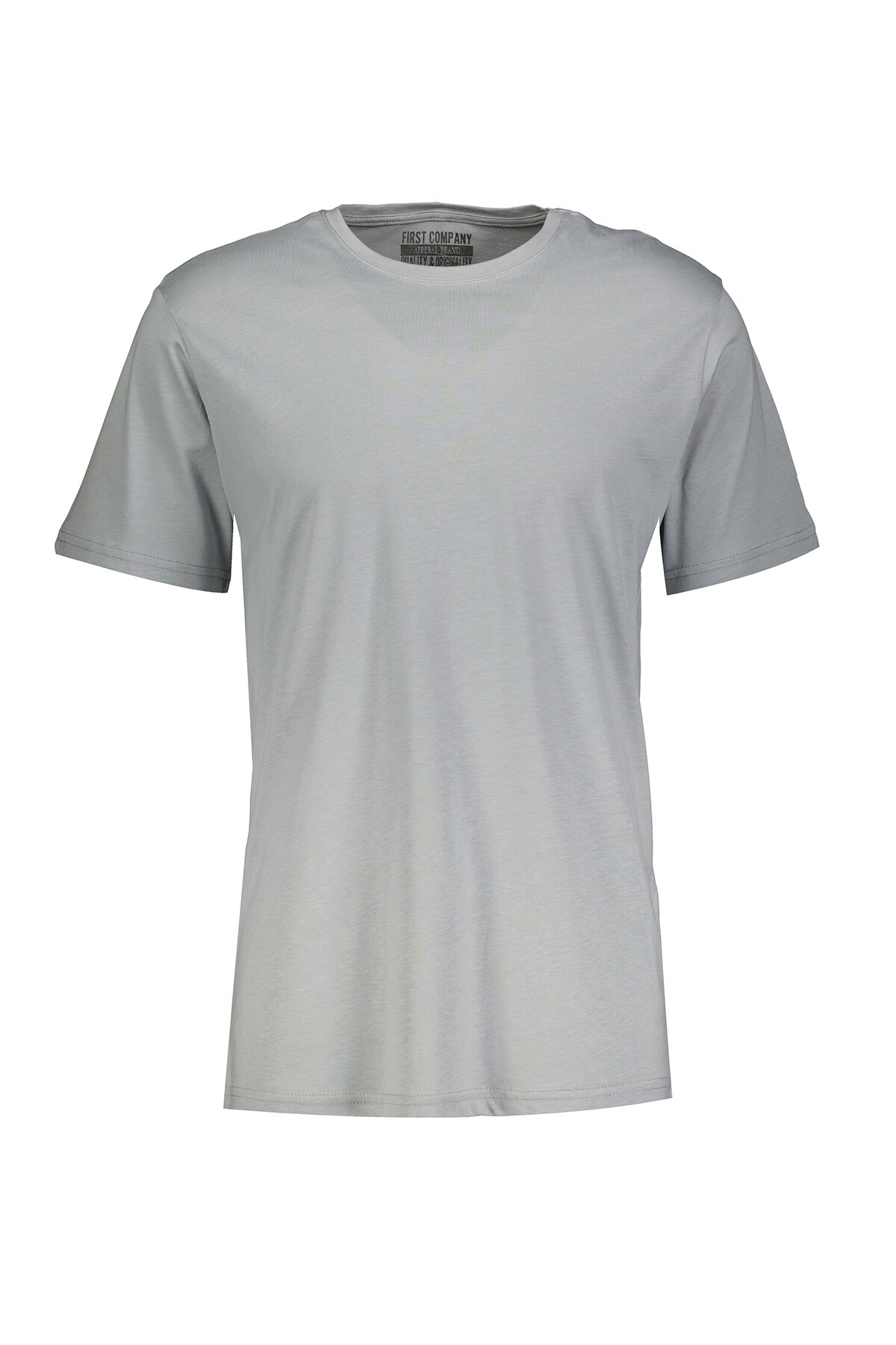 First Company Erkek Basic Bisiklet Yaka Viskon Tişört 2410101042