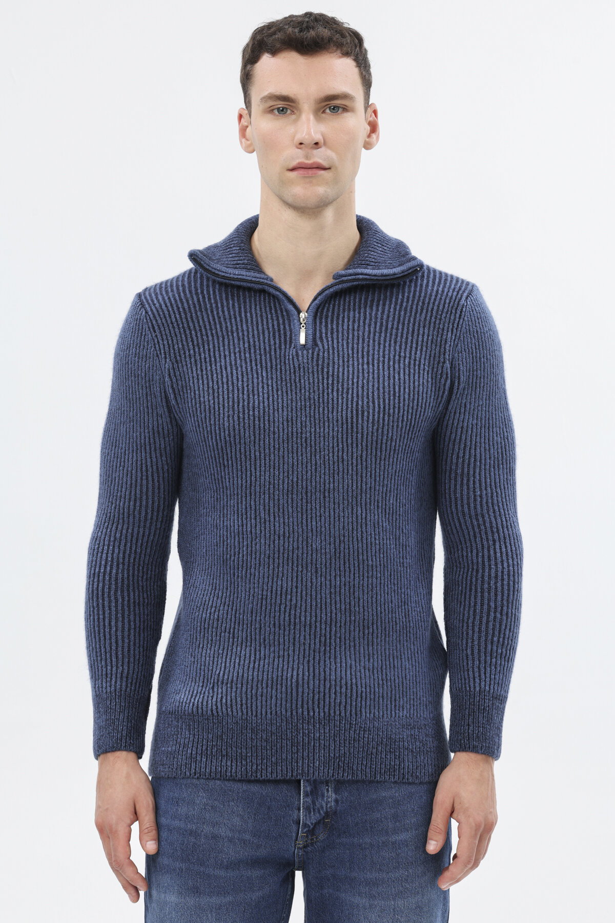 First Company Denim Erkek Trıko 2527109201