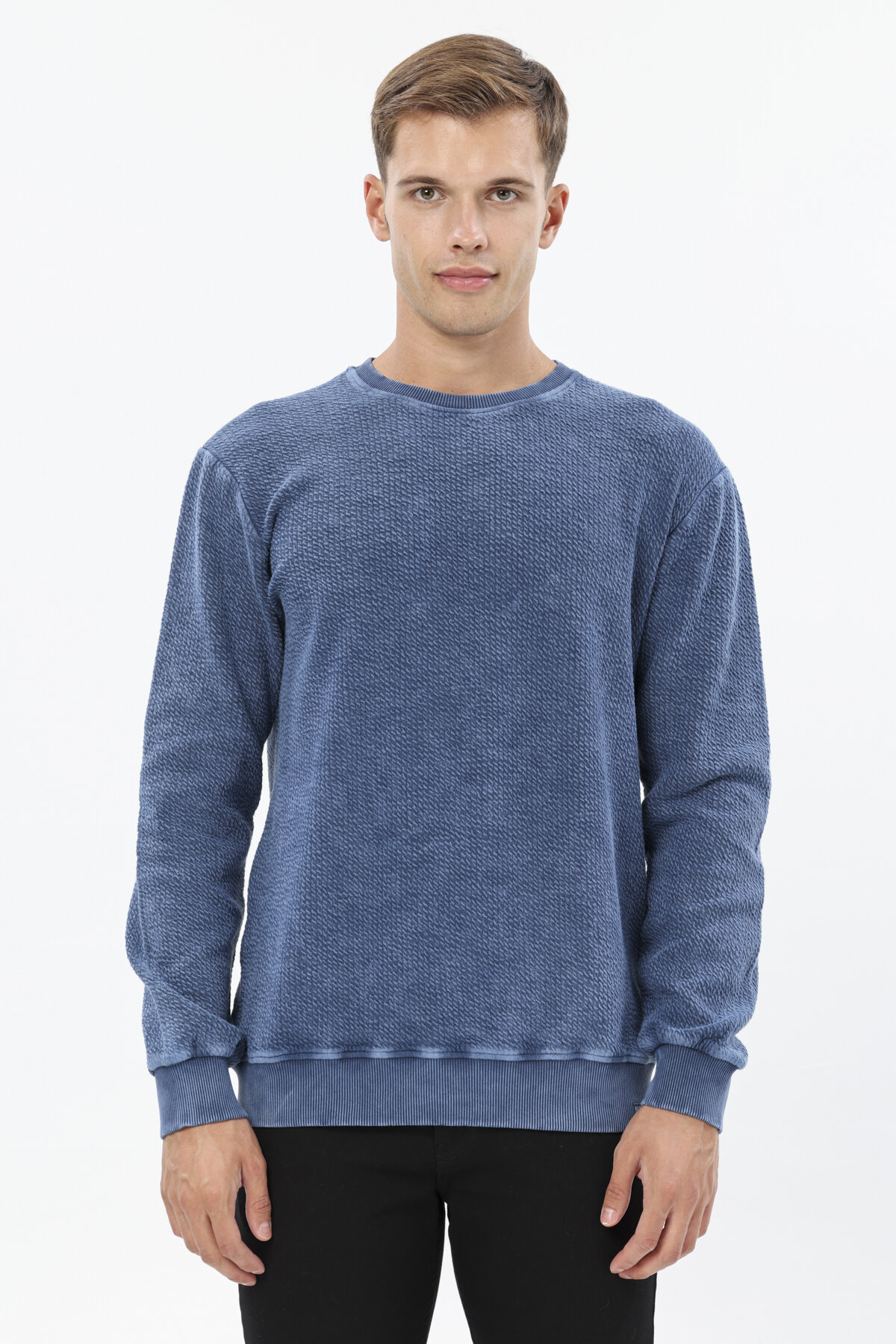 First Company Denim Erkek Sweat 2527108004