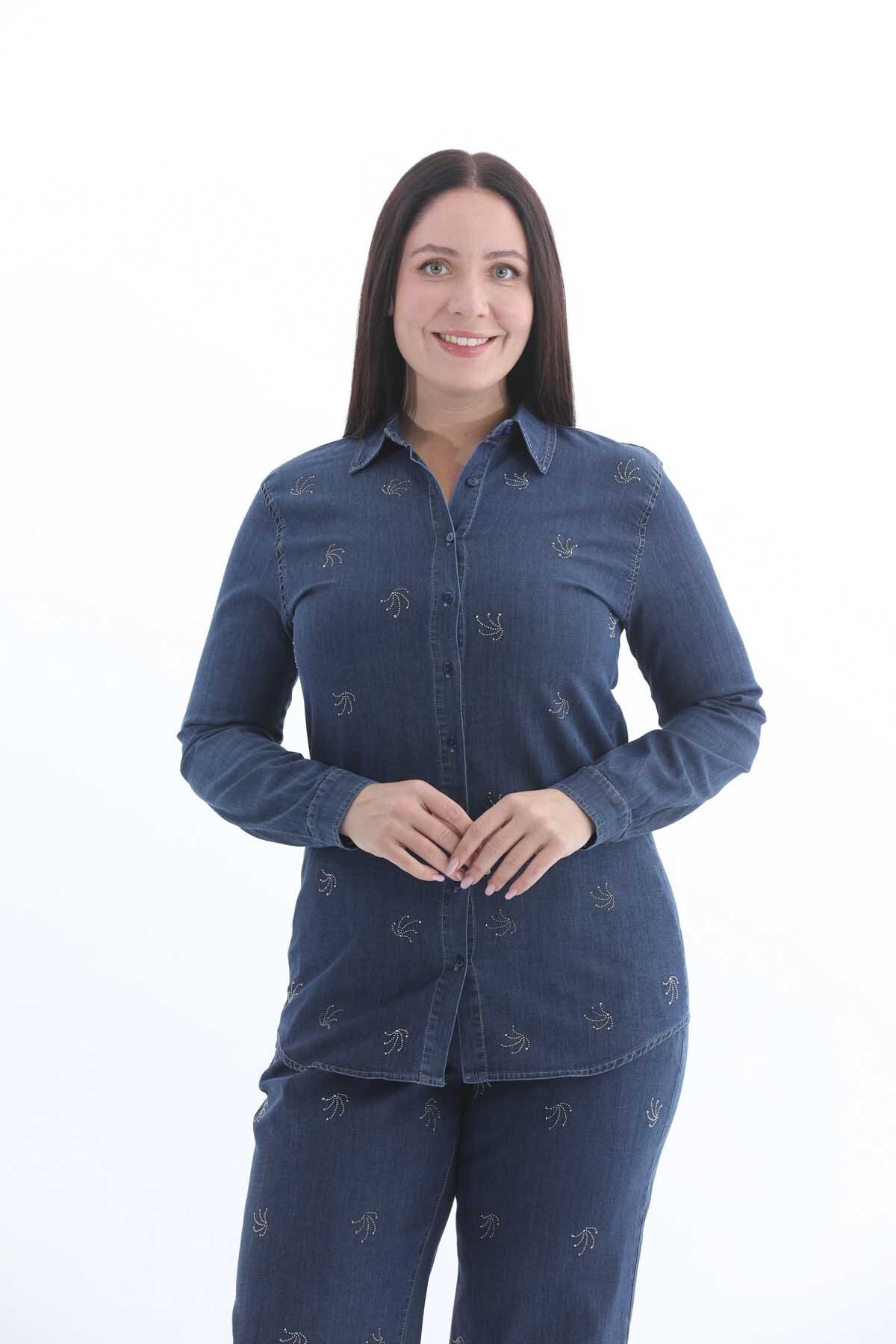 Shefame Kadın Gömlek 2524BK108738