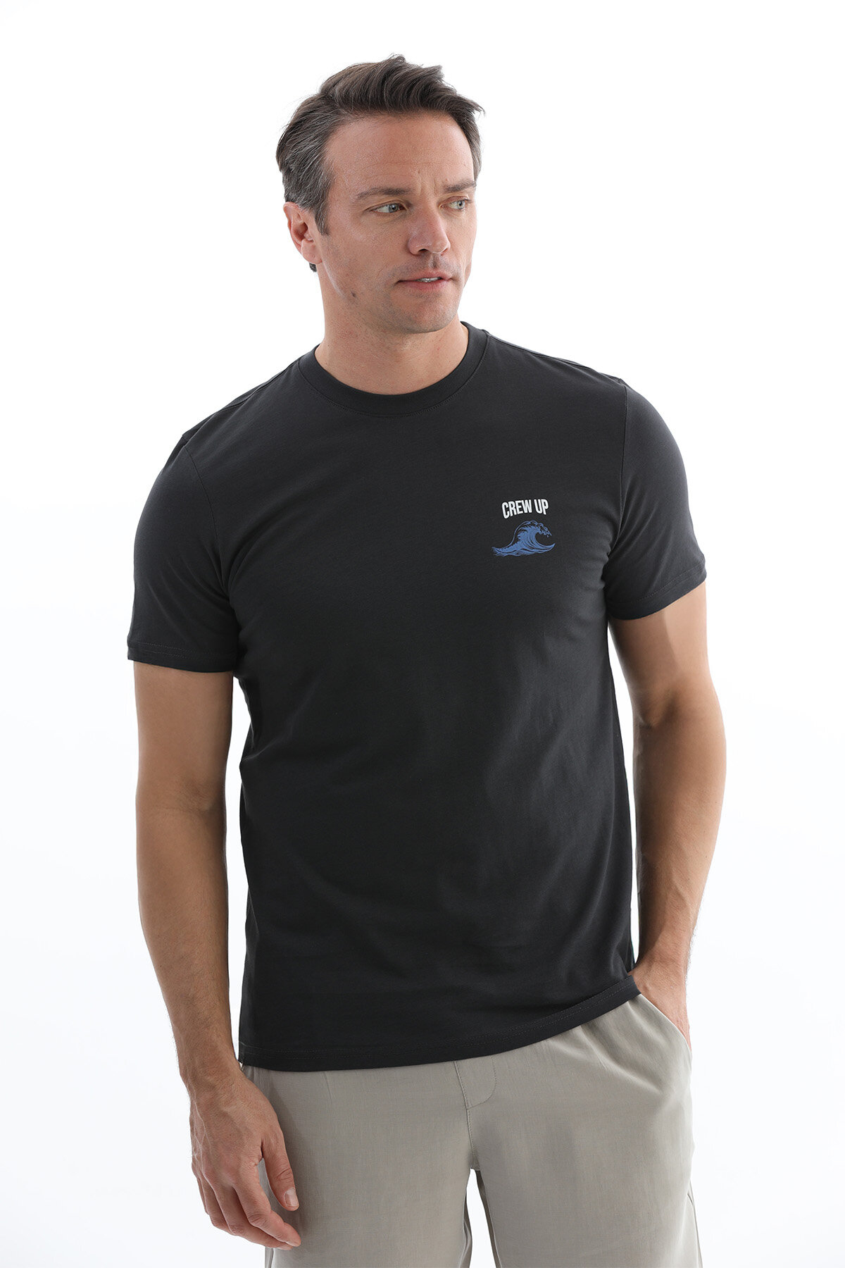 Crew Up Erkek Tişört 2617101037