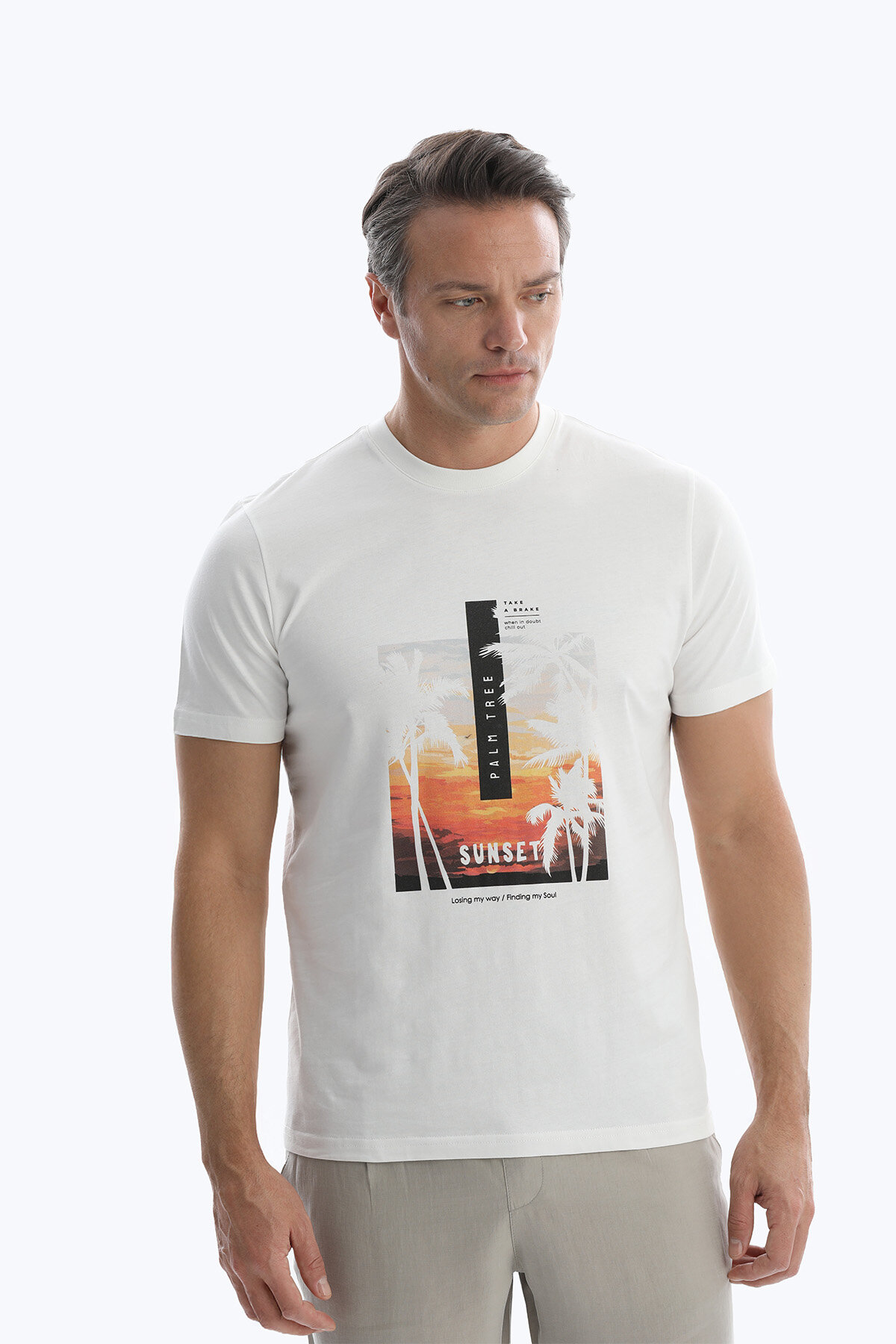 Crew Up Erkek Tişört 2617101038