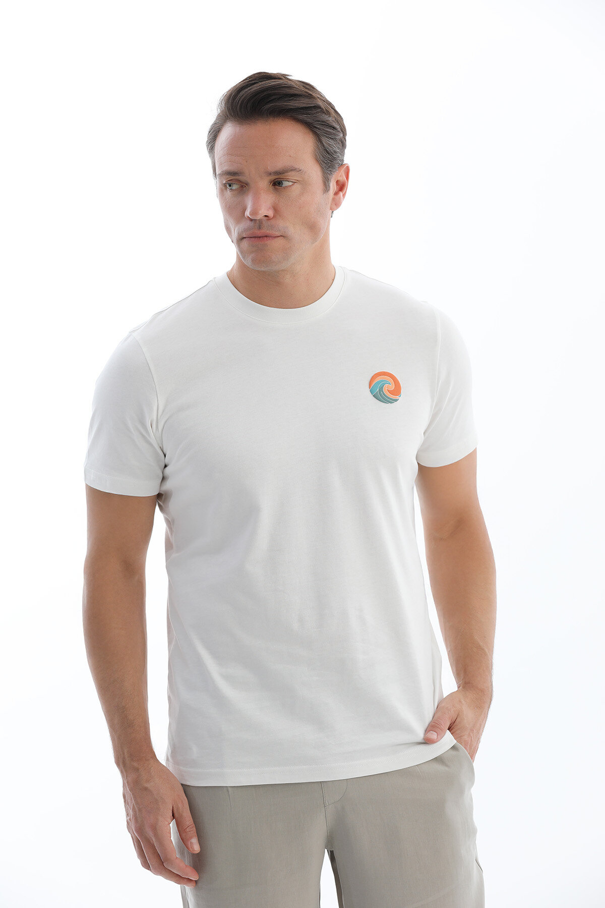 Crew Up Erkek Tişört 2617101039