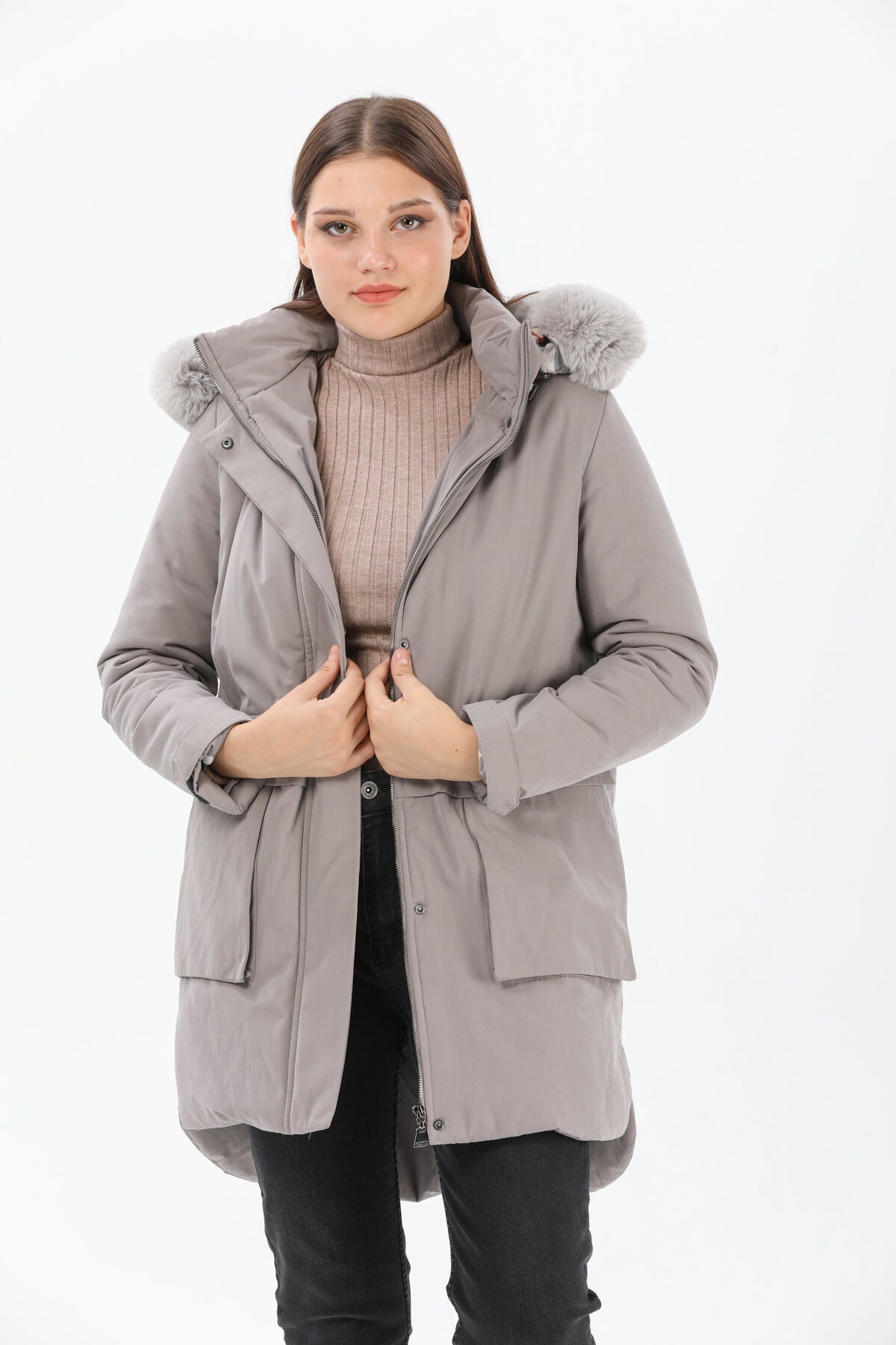 Shefame Kadın Mont 2324BK109709