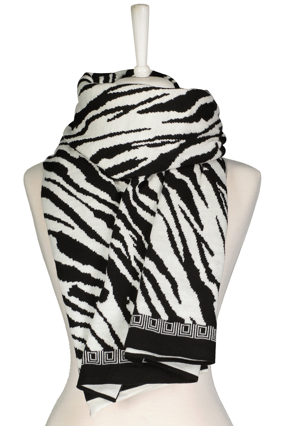 Shefame Kadın Omuzluk Şal ZEBRA