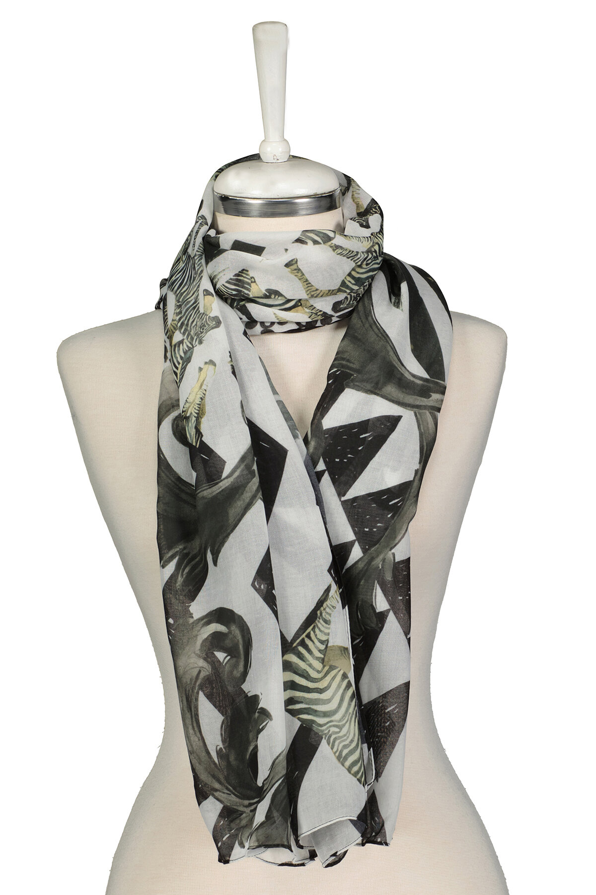 Shefame Kadın Desenli Şal 23YSF71620793-01