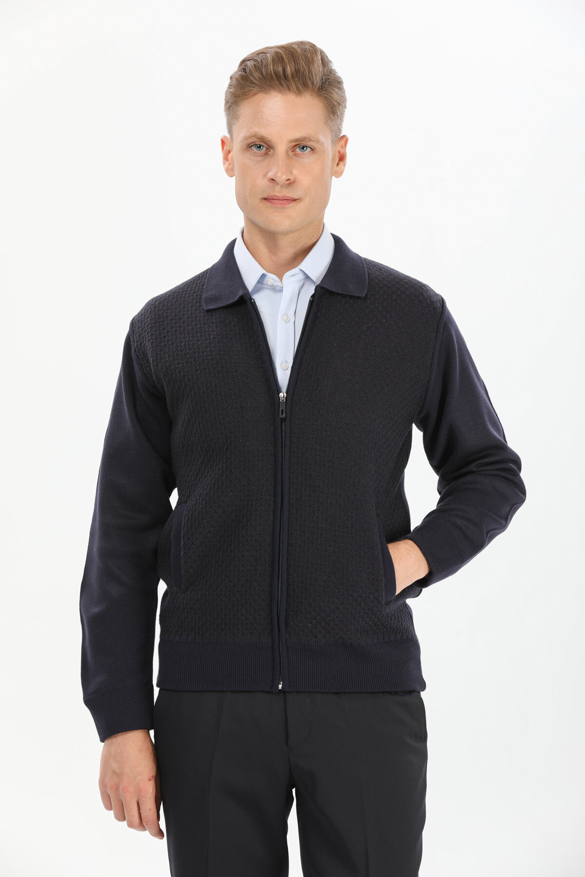 Finesuits Erkek Triko Mont 2322201044.DSMNTPYR