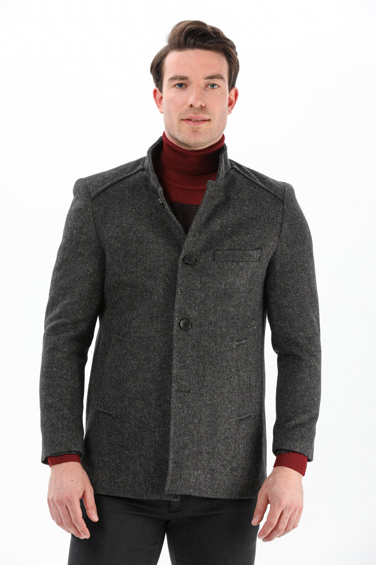 Finesuits Erkek Kaşe Kaban 2322205103.HY