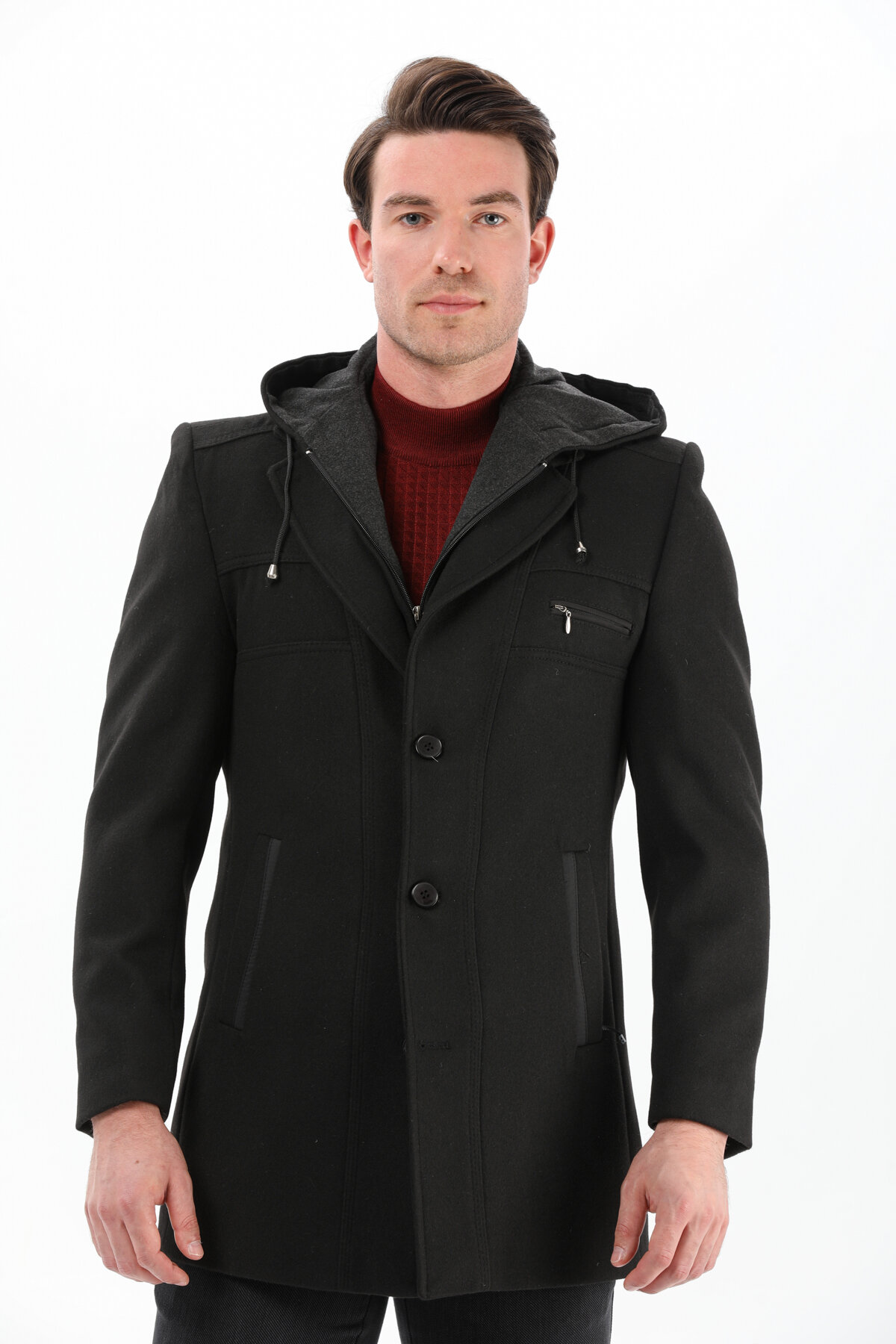 Finesuits Erkek Kaşe Kaban 2322205107.KAP