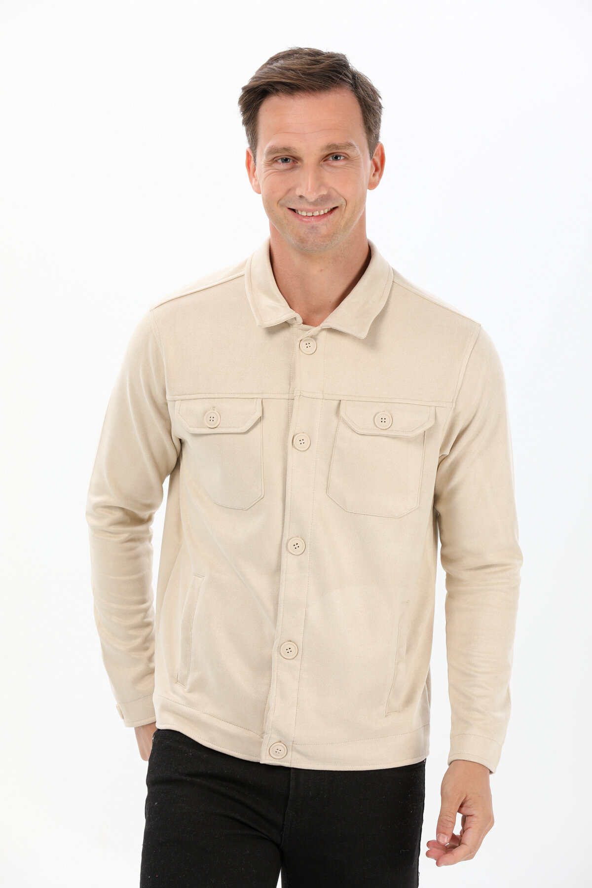 Finesuits Erkek Süet Mont 2322205301.MNTSUR