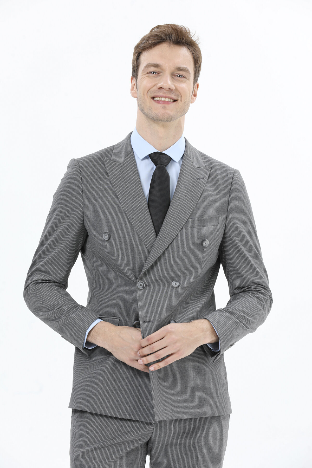 Finesuits Erkek Kruvaze Takım Elbise 2412101006.KRSC6S