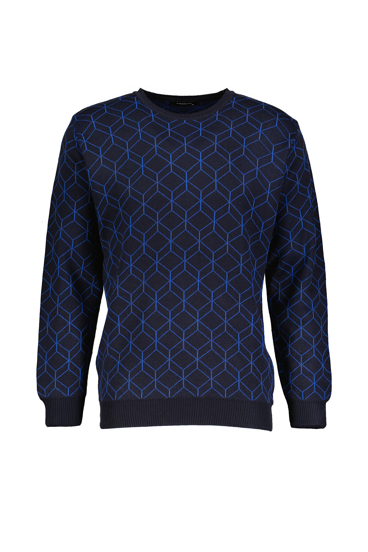 Finesuits Erkek Desenli Kazak 2422201027.DSOYR