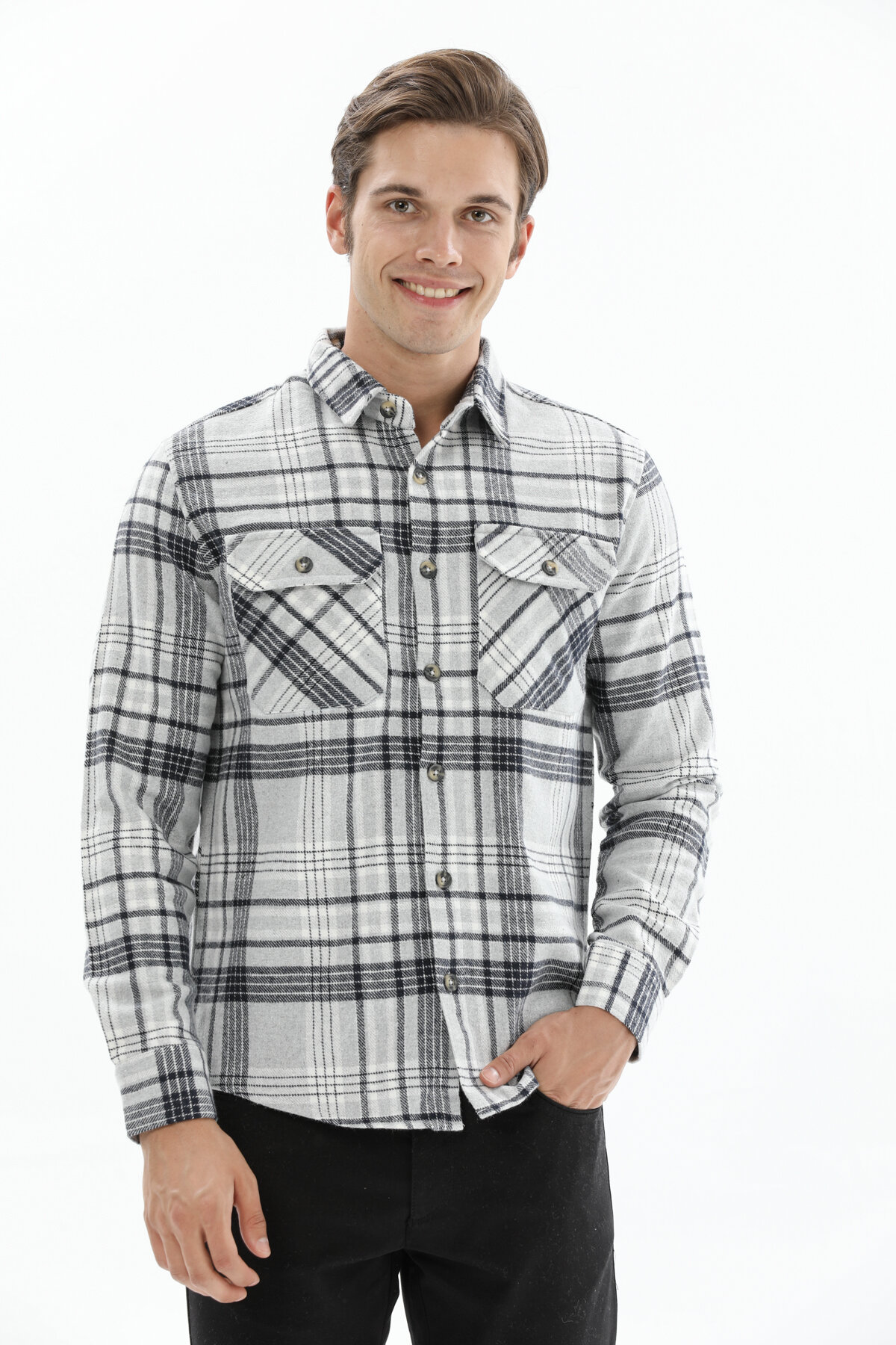 Finesuits Erkek Akrilik Flanel 2422204069.AKRR