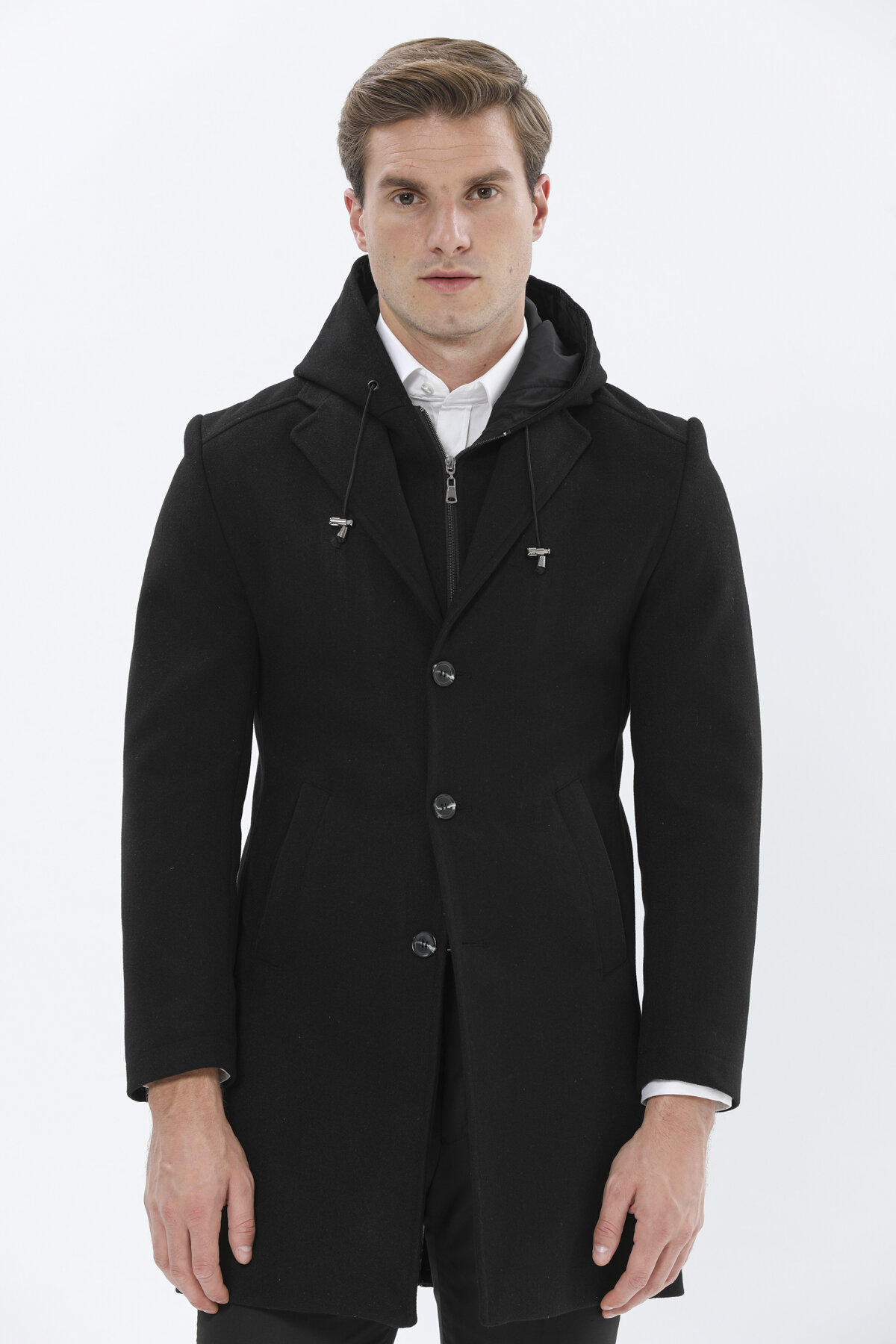 Finesuits Erkek Kaşe Kaban 2422205153.KAPR