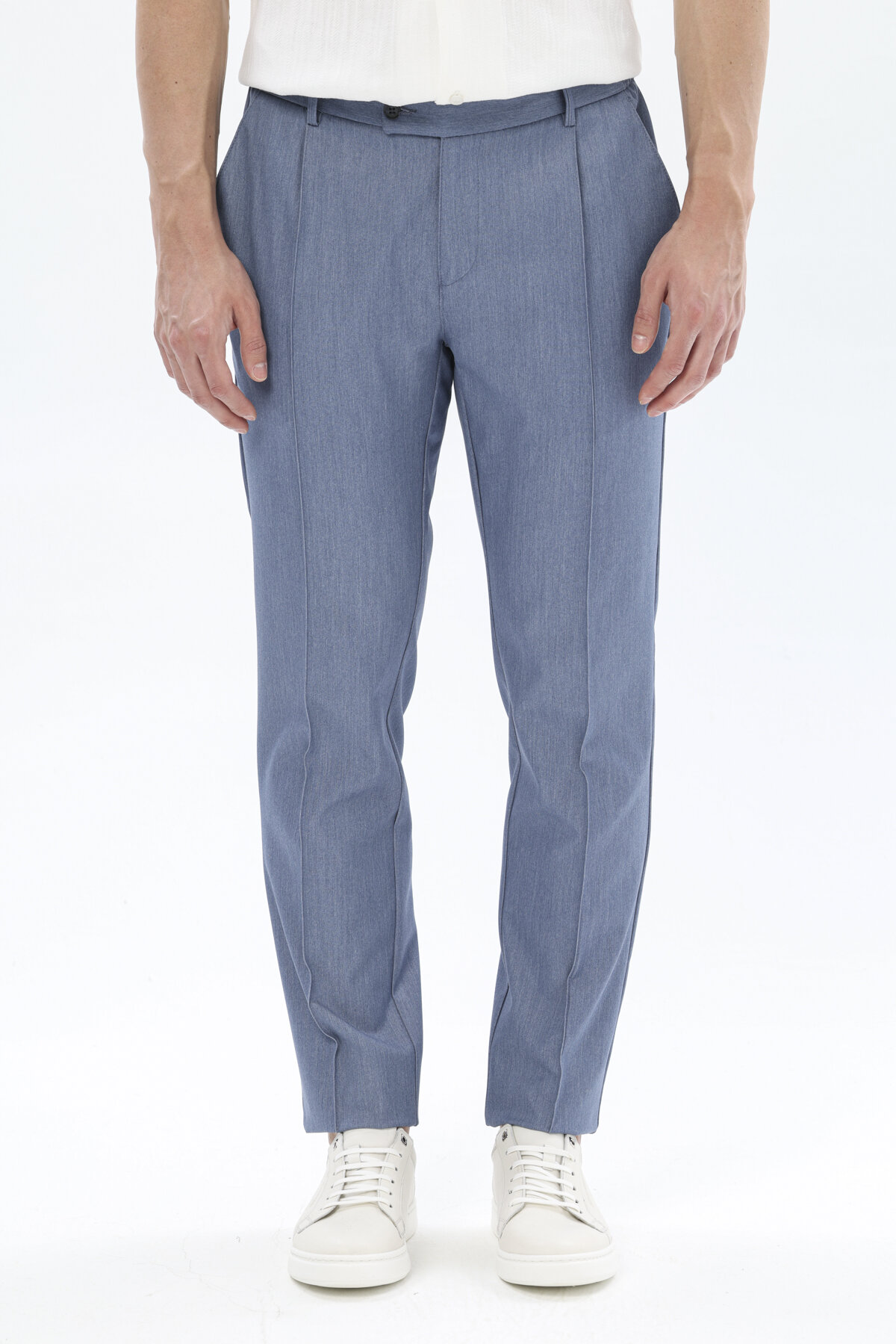 Finesuits Erkek Çimalı Pileli Klasik Pantolon 2512105006.PVYCS