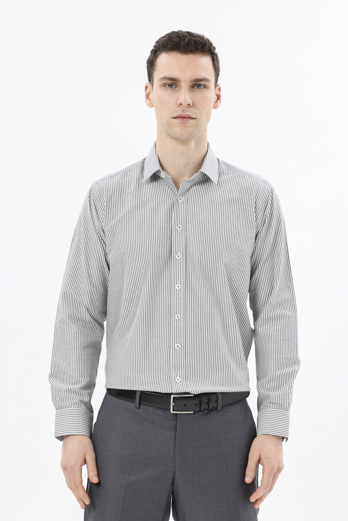 Finesuits Erkek Desenli Pamuk Gömlek 2512103106.PDSR