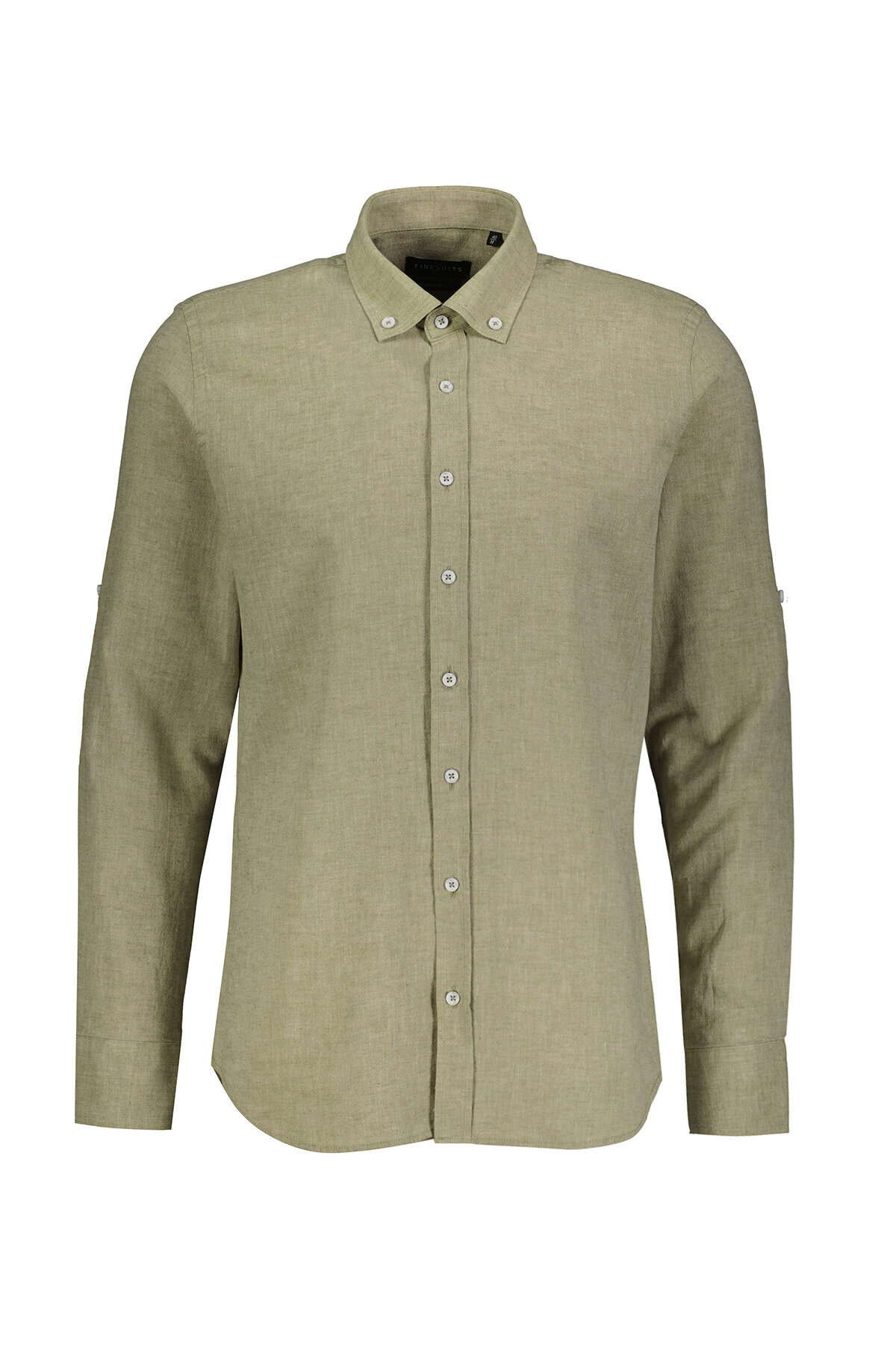 Finesuits Erkek Keten Karışımlı Gömlek 2412103013.SKDR