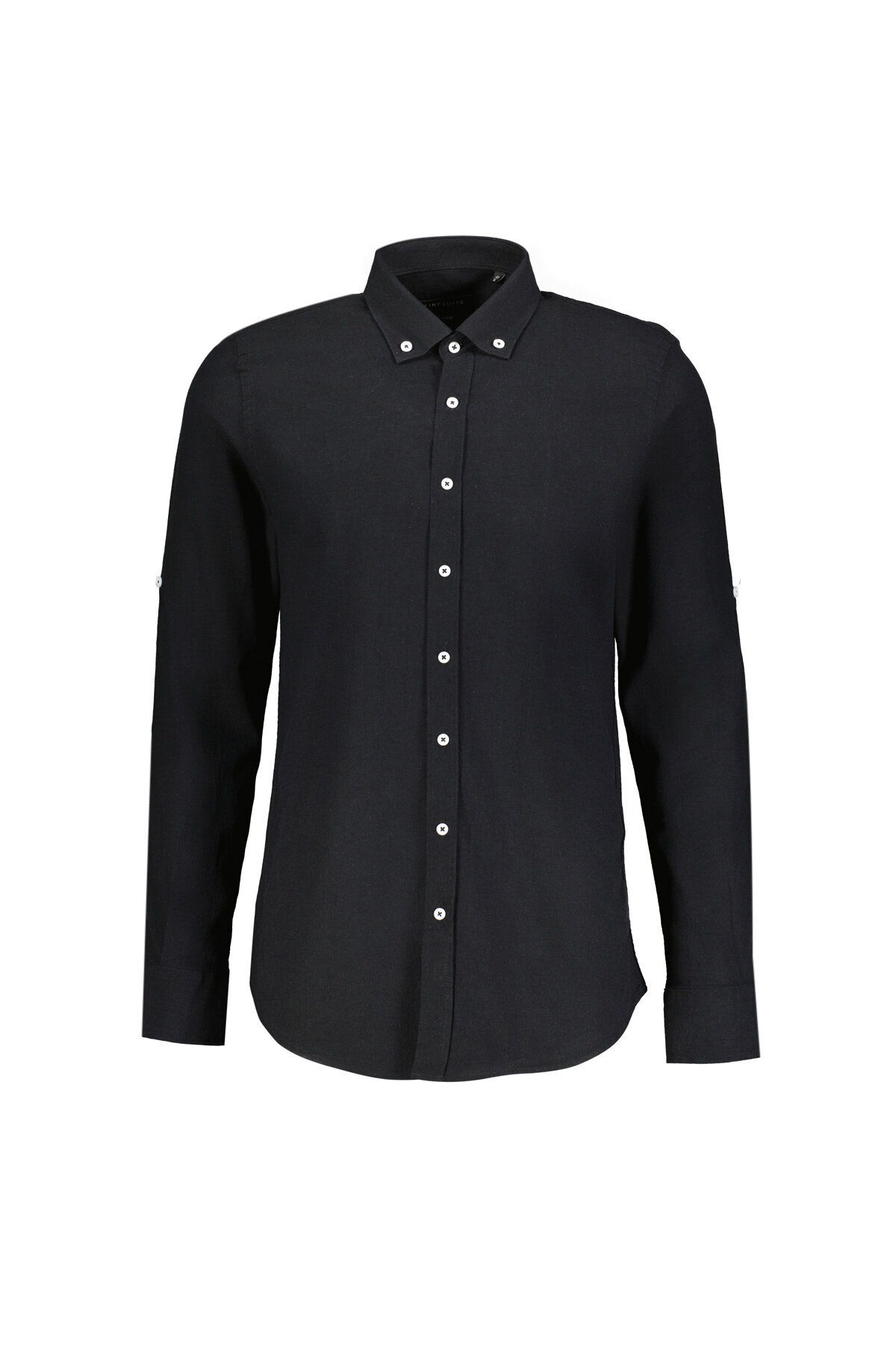 Finesuits Erkek Keten Karışımlı Gömlek 2412103013.SKDR