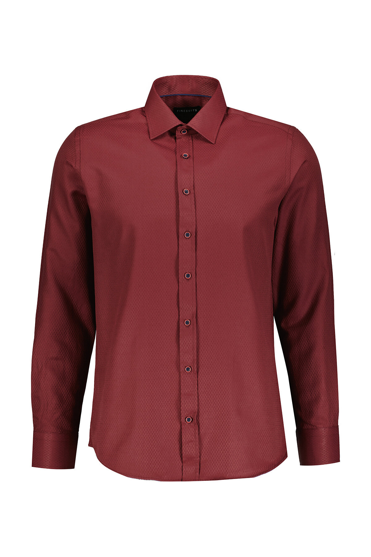 Finesuits Erkek Armürlü Gömlek 2412103014.UDS