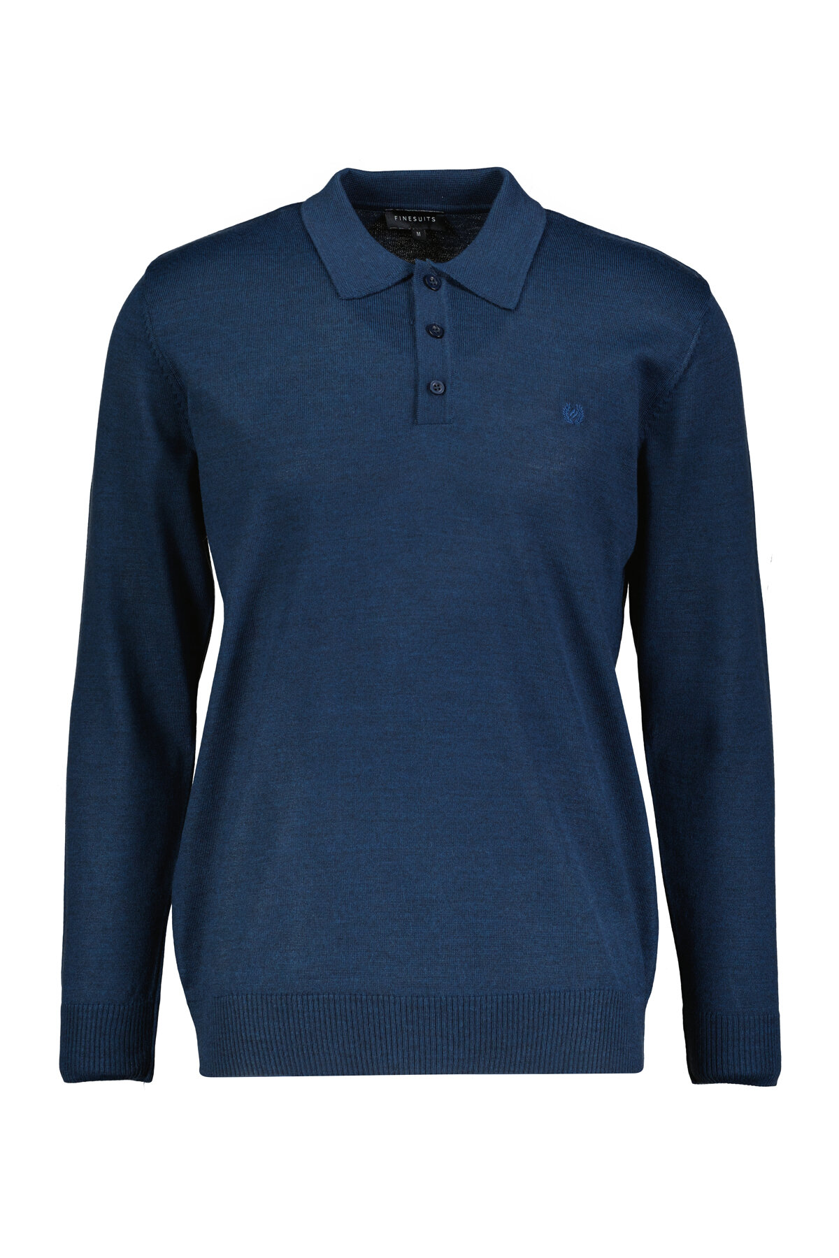 Finesuits Erkek Düz Yünlü Düz Yünlü Kazak 2522201001.DZPYR