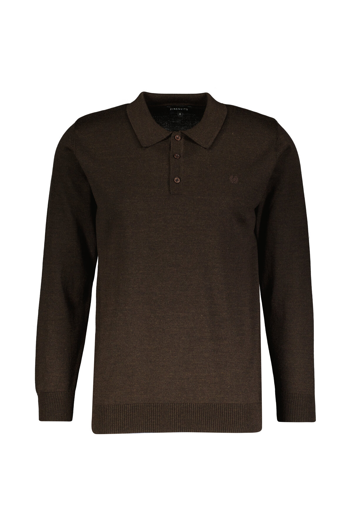 Finesuits Erkek Düz Yünlü Düz Yünlü Kazak 2522201001.DZPYR