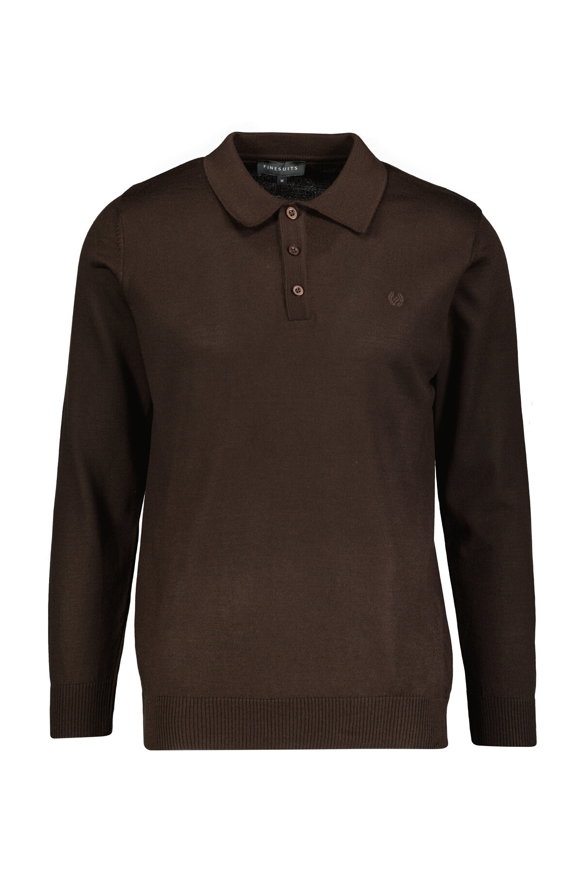 Finesuits Erkek Düz Yünlü Düz Yünlü Kazak 2522201001.DZPYR