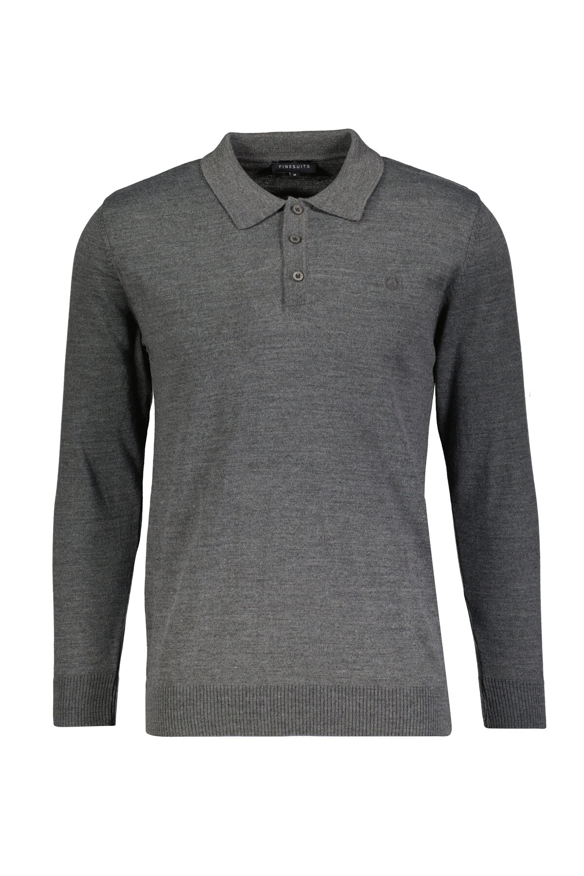 Finesuits Erkek Düz Yünlü Düz Yünlü Kazak 2522201001.DZPYR