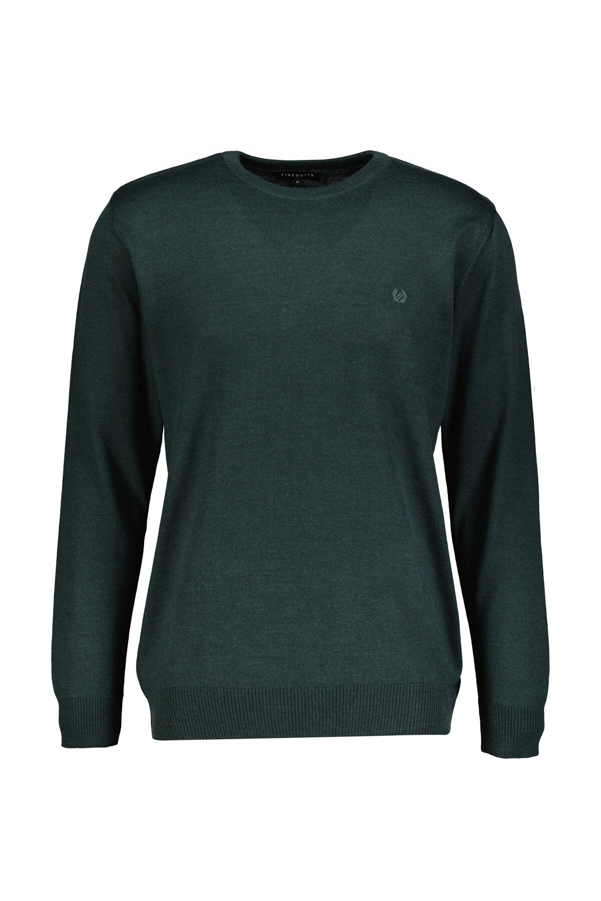 Finesuits Erkek Düz Yünlü Düz Yünlü Kazak 2522201003.DZOYR