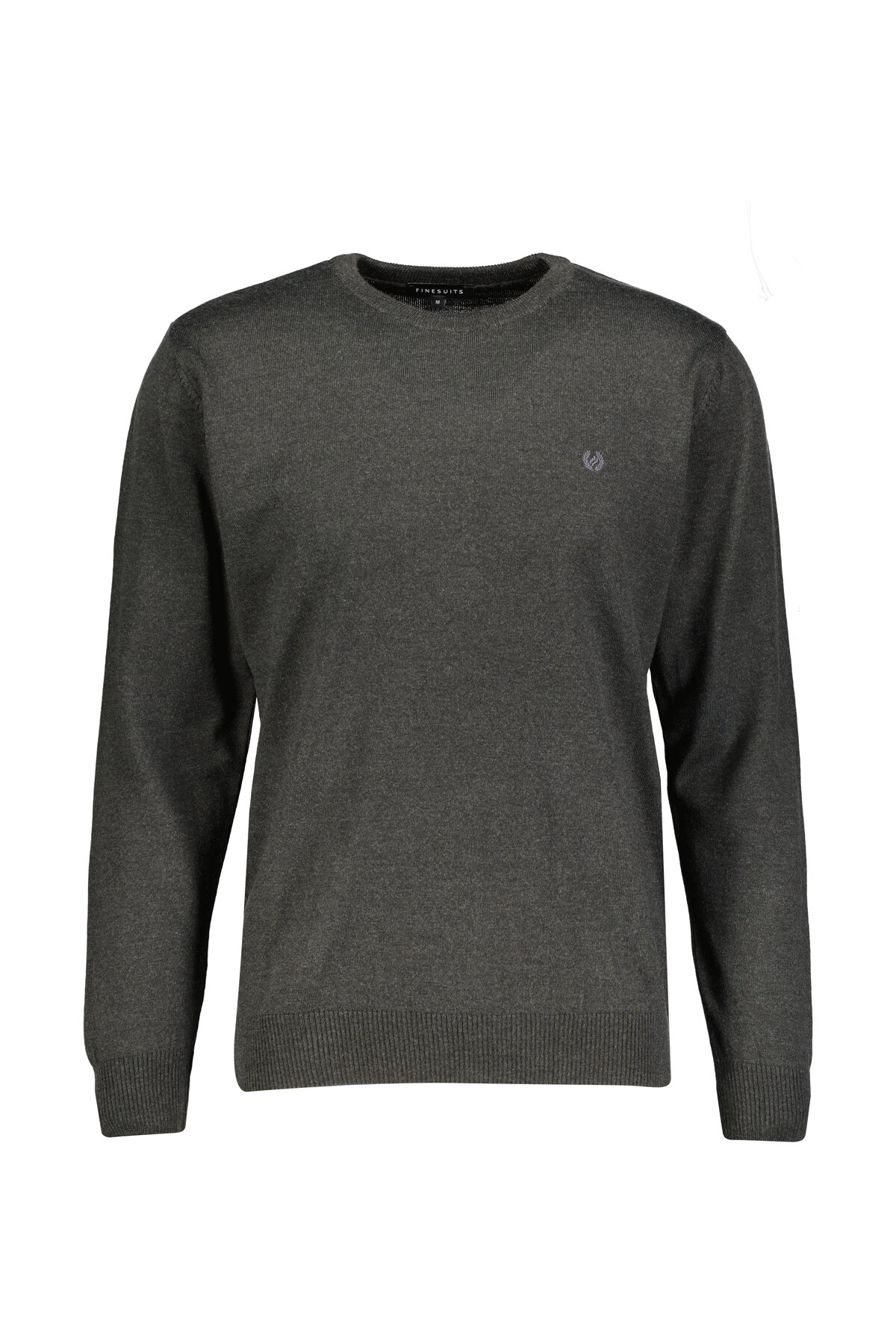 Finesuits Erkek Düz Yünlü Düz Yünlü Kazak 2522201003.DZOYR