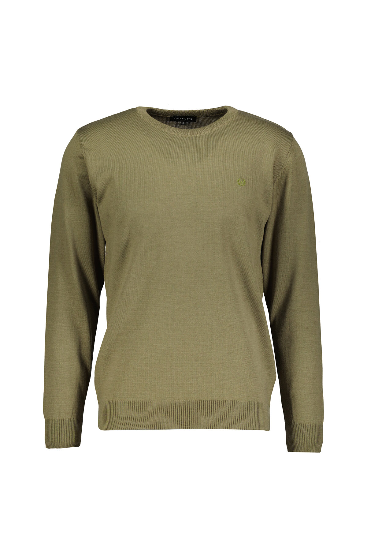 Finesuits Erkek Düz Yünlü Düz Yünlü Kazak 2522201003.DZOYR