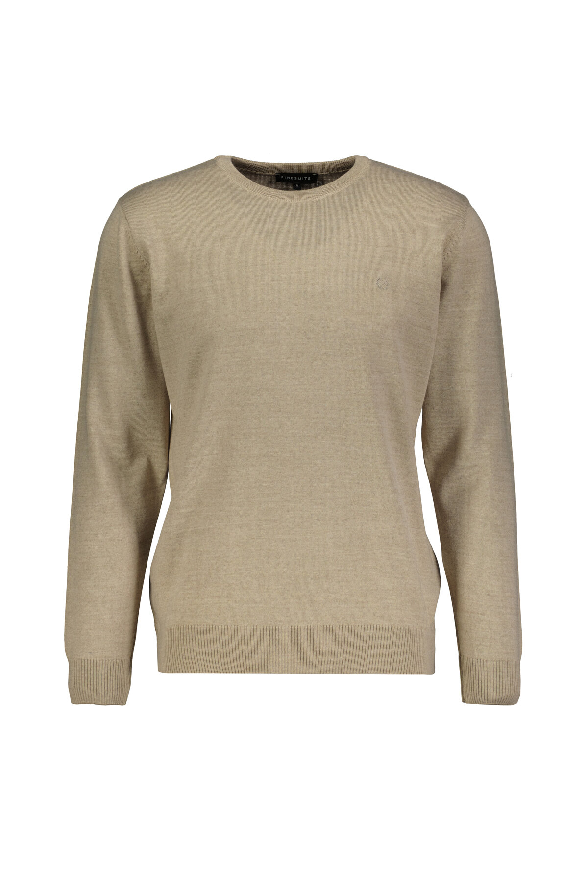 Finesuits Erkek Düz Yünlü Düz Yünlü Kazak 2522201003.DZOYR