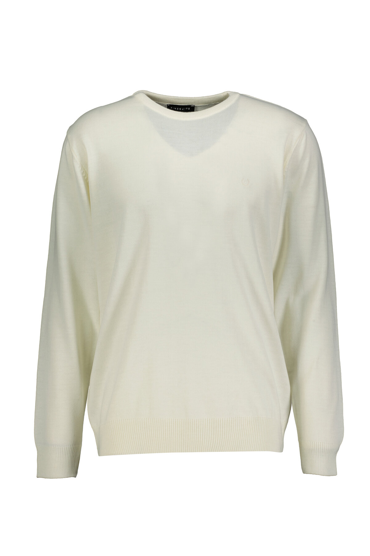 Finesuits Erkek Düz Yünlü Düz Yünlü Kazak 2522201003.DZOYR